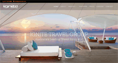 Desktop Screenshot of ignitetravel.com